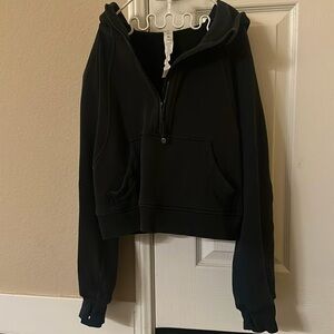 Lululemon Scuba Oversized 1/2 Zip Hoodie Size Black XS/S Style W3DM4S